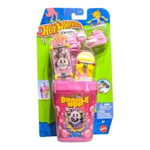 HOT WHEELS Skate Finger Board Bubble Hop Bunny Double Pack w/Case HWN49 NEW 2024